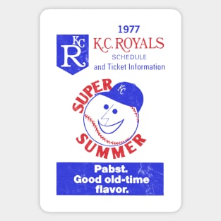 Kansas City Royals - Vintage 50s Design Magnet